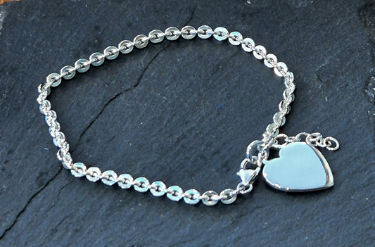 Chain and heart charm