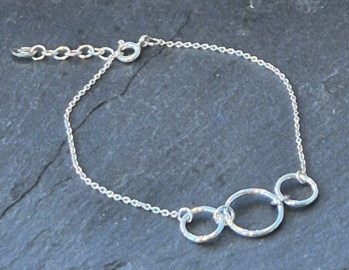 Triple hoop bracelet