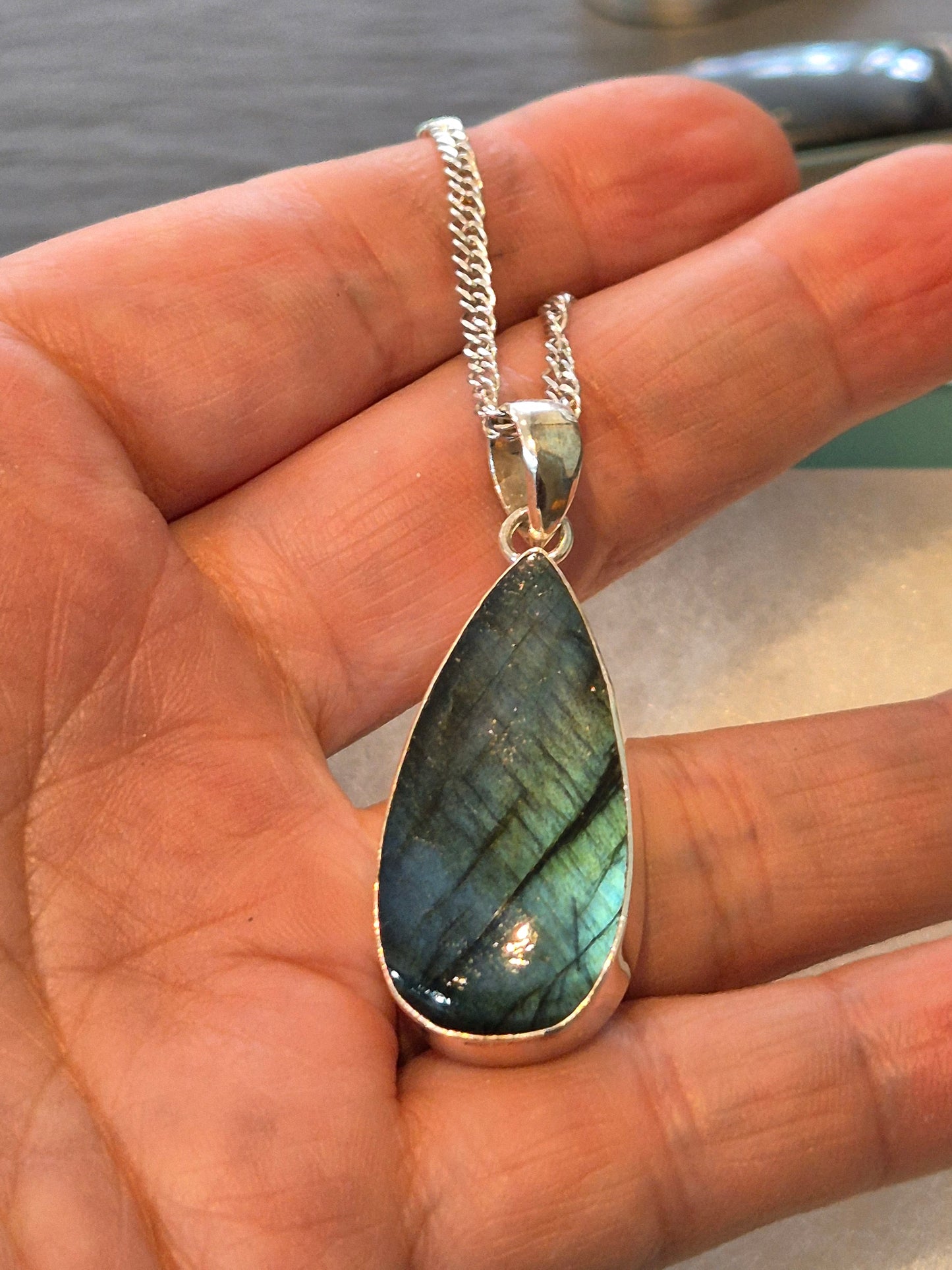 Labradorite pendant