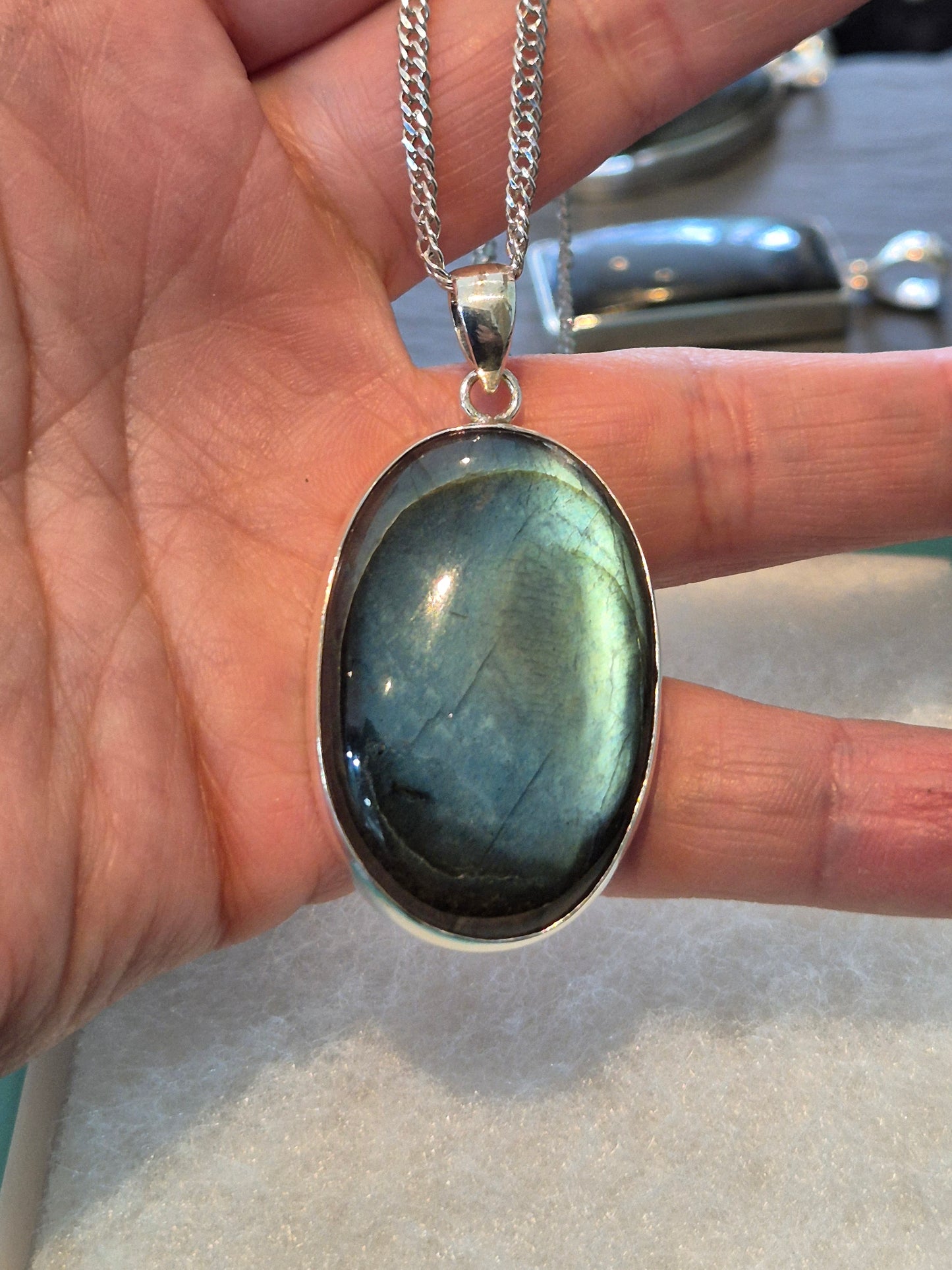 Labradorite pendant