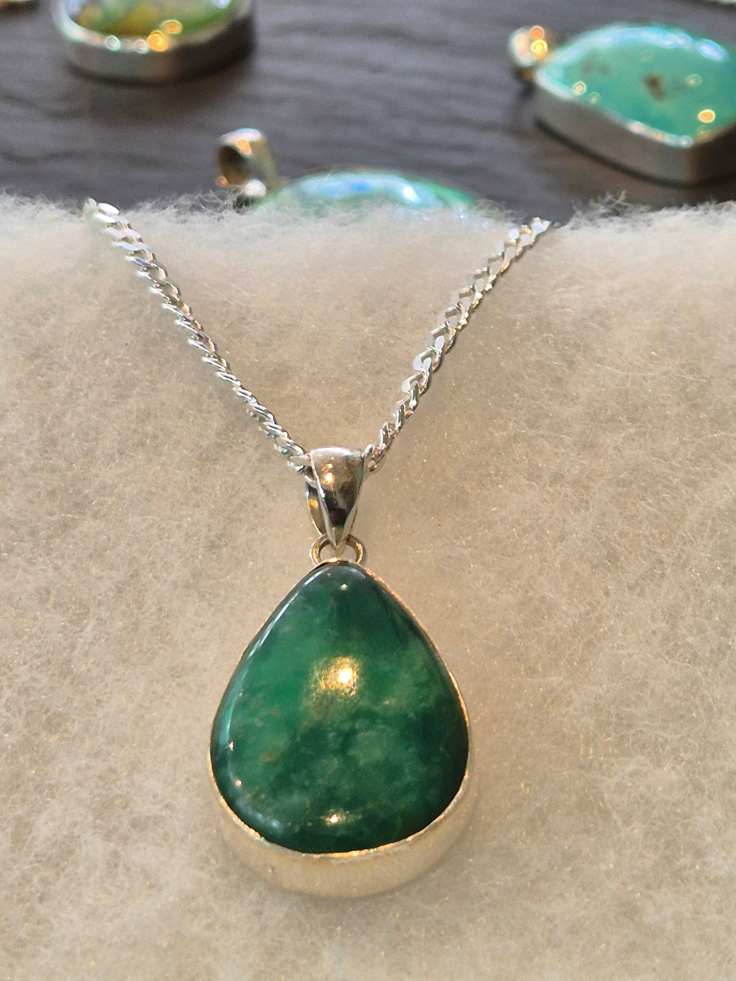 Chrysoprase pendant