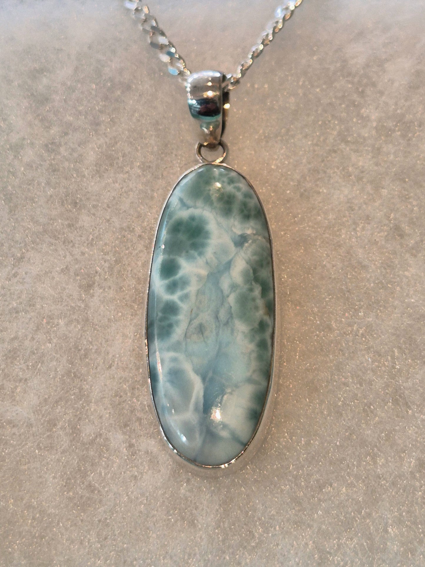 Larimar pendant