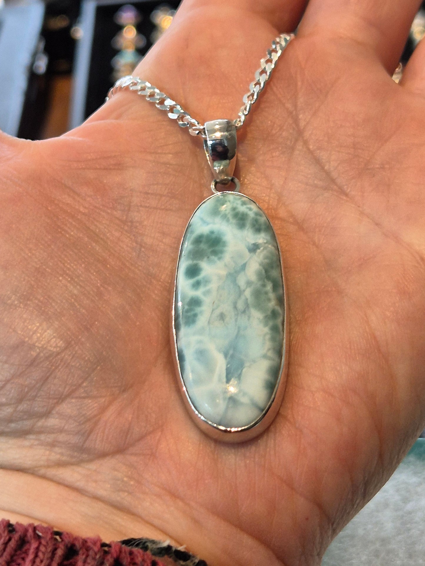 Larimar pendant